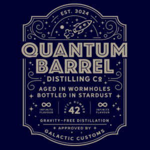 Quantum Barrel Distilling Co.™ T-Shirt  Design